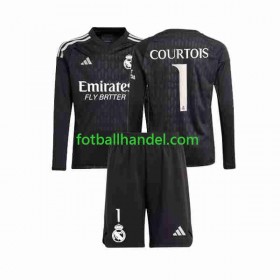 Barn Fotballdrakter Keeper Real Madrid Thibaut Courtois 1 Borte 2023-24 Langermet